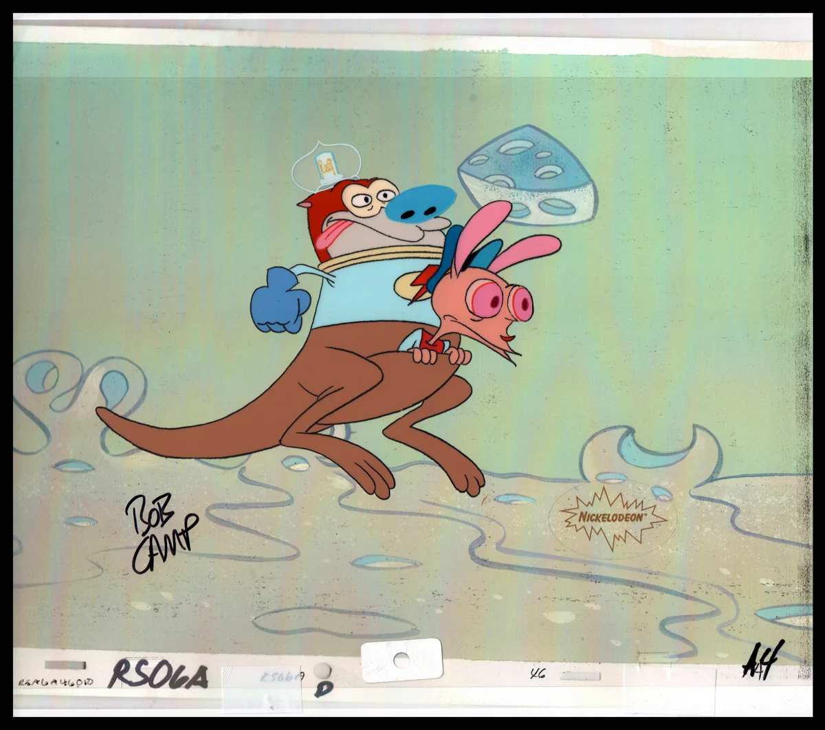 Comic Mint Animation Art The Ren & Stimpy Show "The Black Hole" (1992)