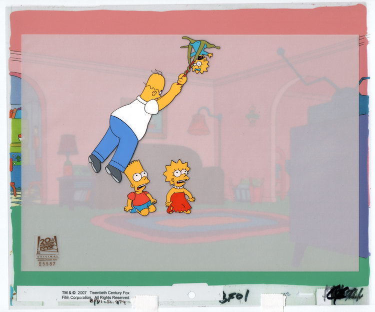 Comic Mint Animation Art The Simpsons Treehouse Of Horror Ix