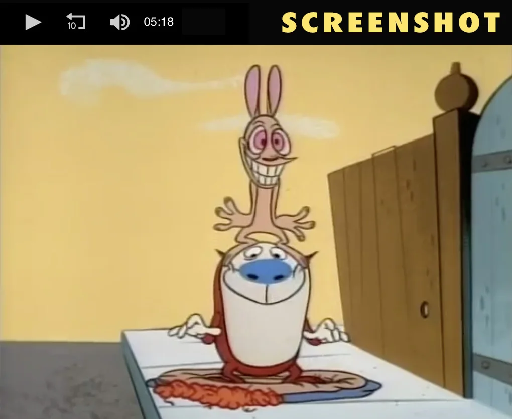 Comic Mint Animation Art The Ren & Stimpy Show "A Yard Too Far" (1993)