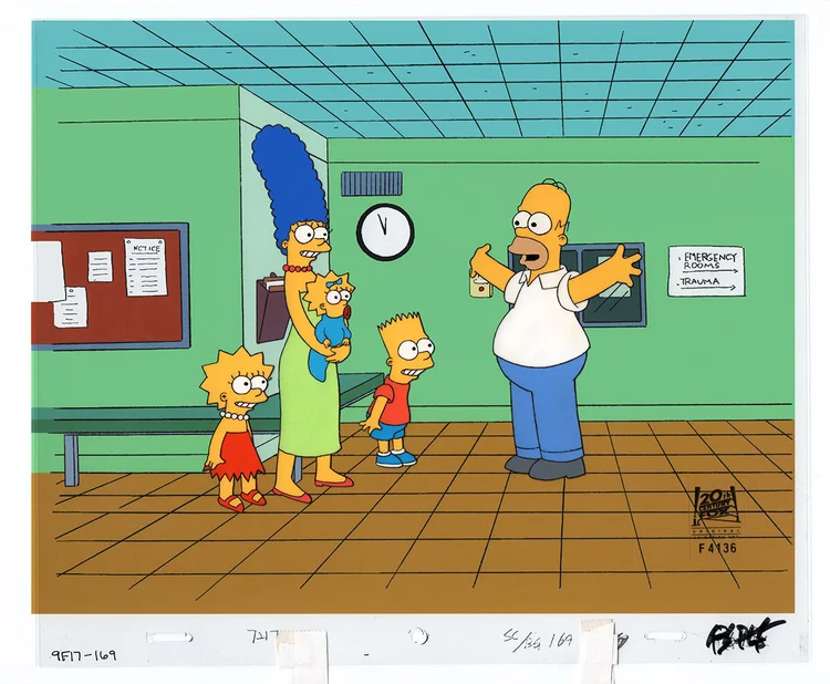 Comic Mint Animation Art The Simpsons So It S Come To This A Simpsons Clip Show 1993