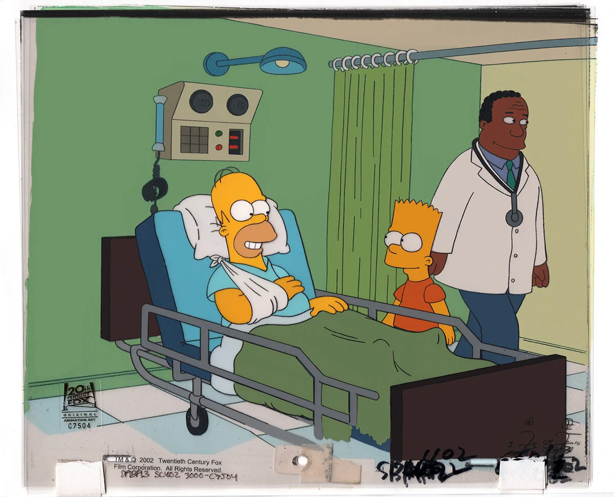 Comic Mint Animation Art THE SIMPSONS "I Am Furious Yellow" (2002)