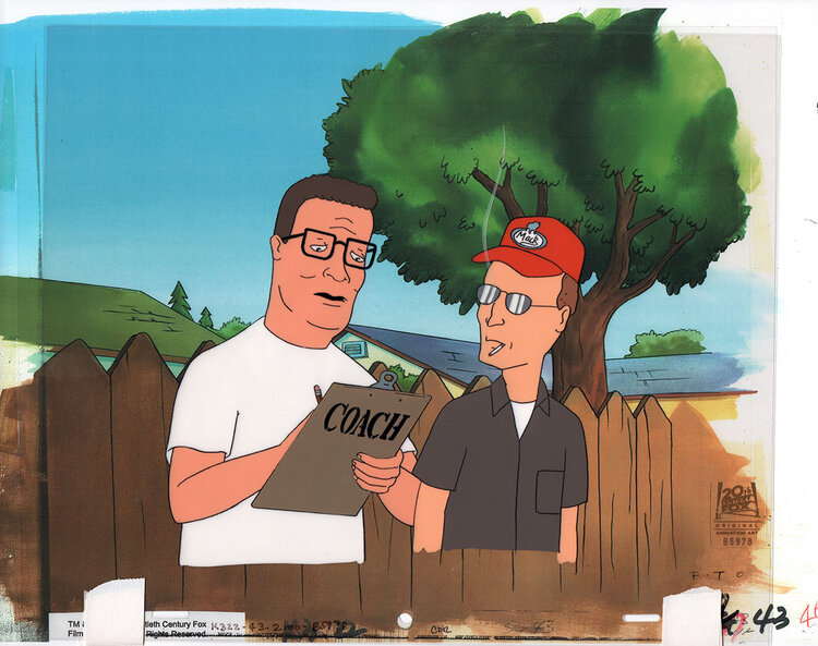 Comic Mint - Animation Art - King of the Hill Take Me Out of the Ball  Game (1999)