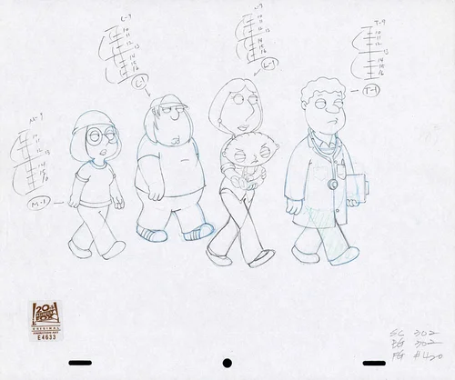 Family Guy Outline Drawing