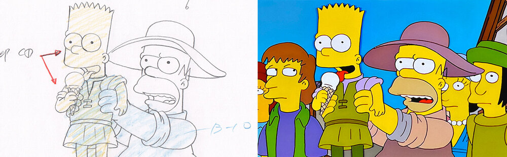 Animation Art - The Simpsons 