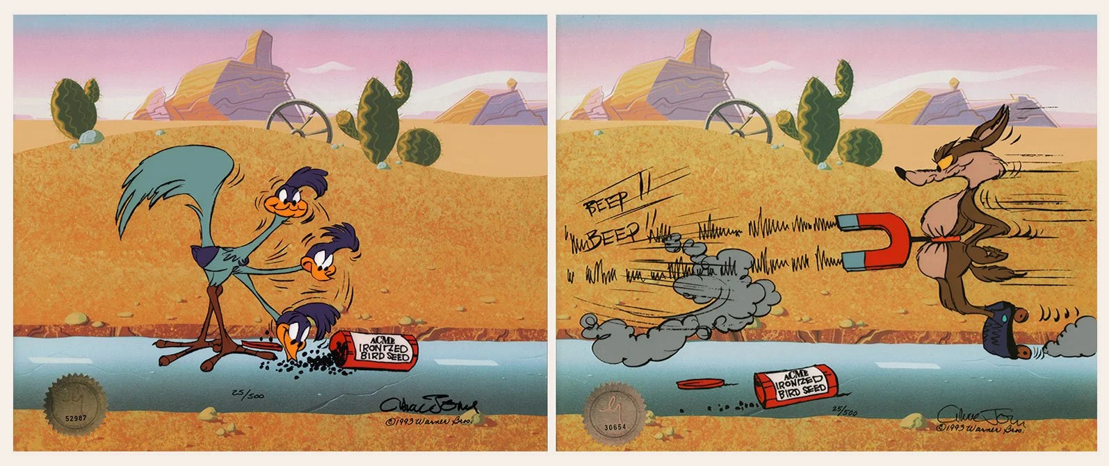 "Acme Birdseed" Signed by Chuck Jones