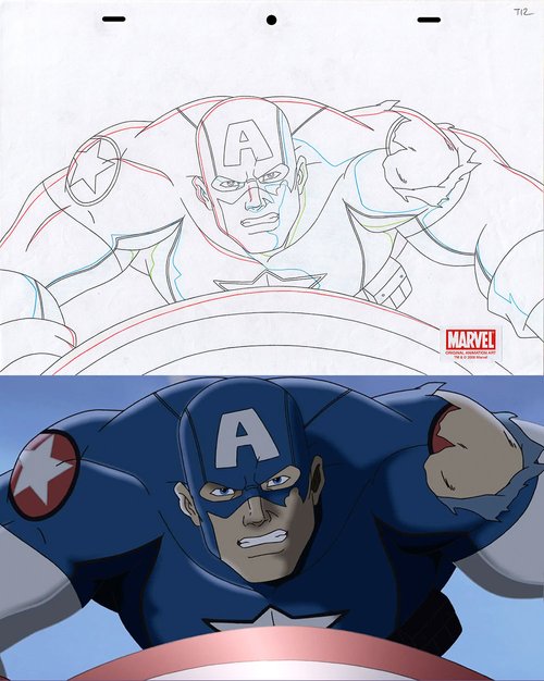 Animation Art - Ultimate Avengers (2006) - Comic Mint