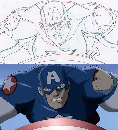 Comic Mint - Animation Art - Ultimate Avengers (2006)