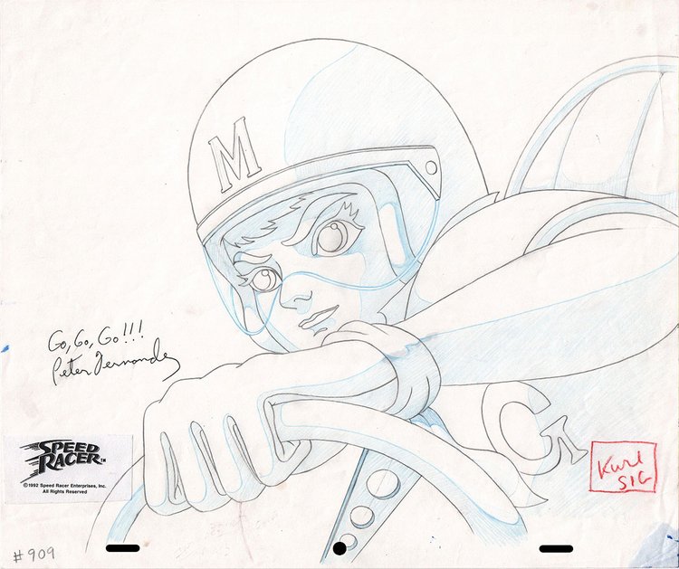 Comic Mint - Animation Art - Speed Racer (1992) Go Speed Racer, Go