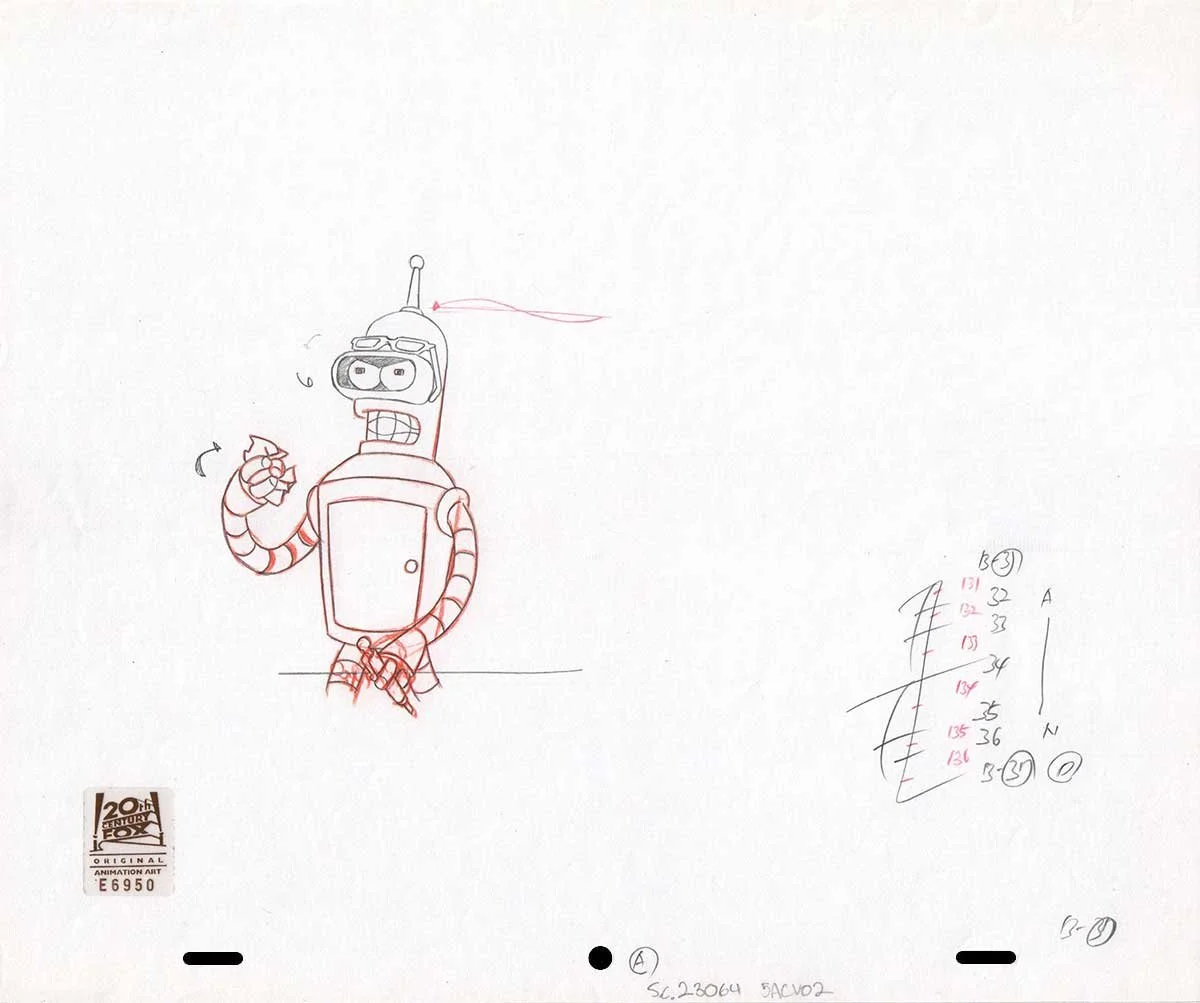 Comic Mint Animation Art FUTURAMA "Bender's Big Score Part Two" (2008)