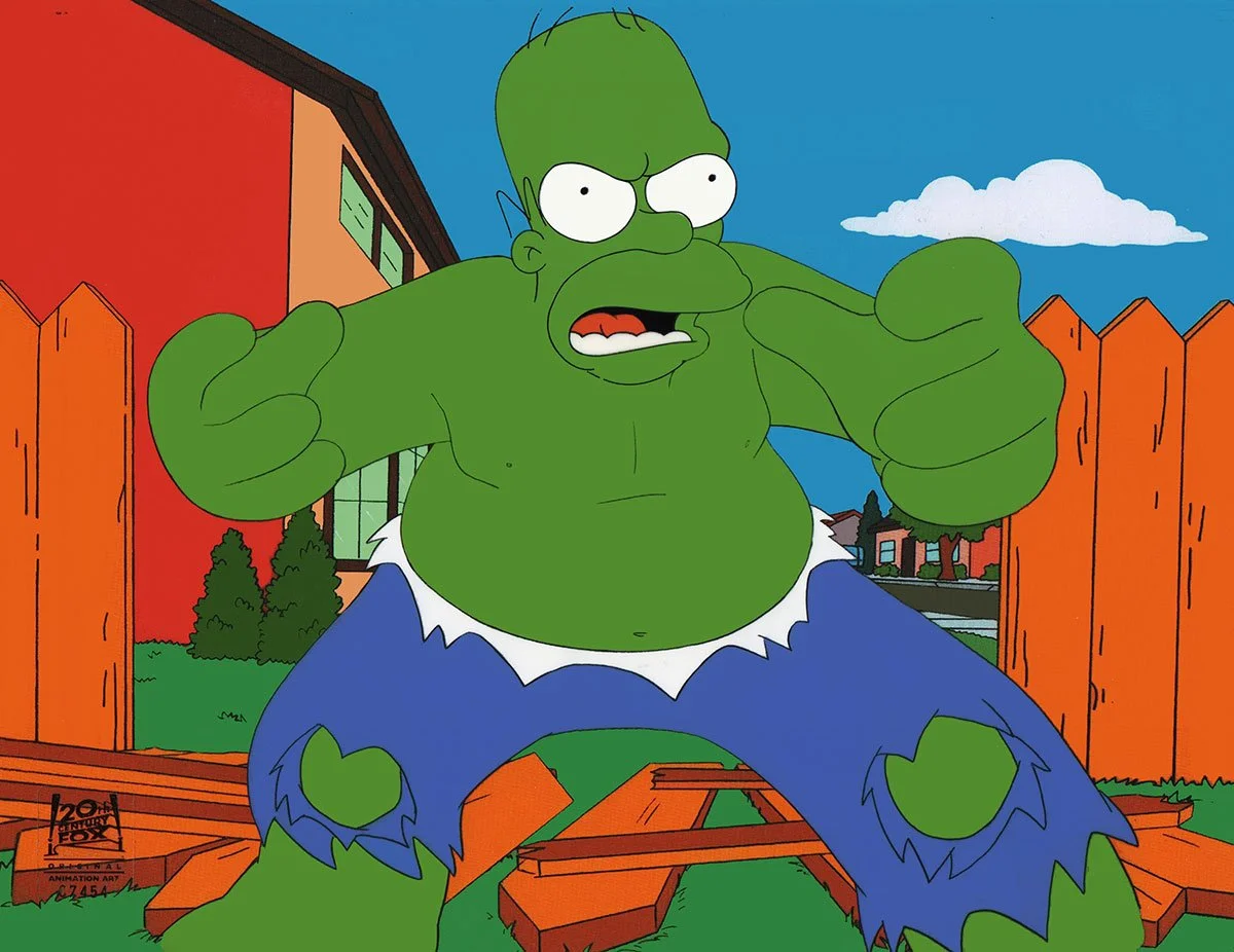 Comic Mint Animation Art THE SIMPSONS "I Am Furious Yellow" (2002)