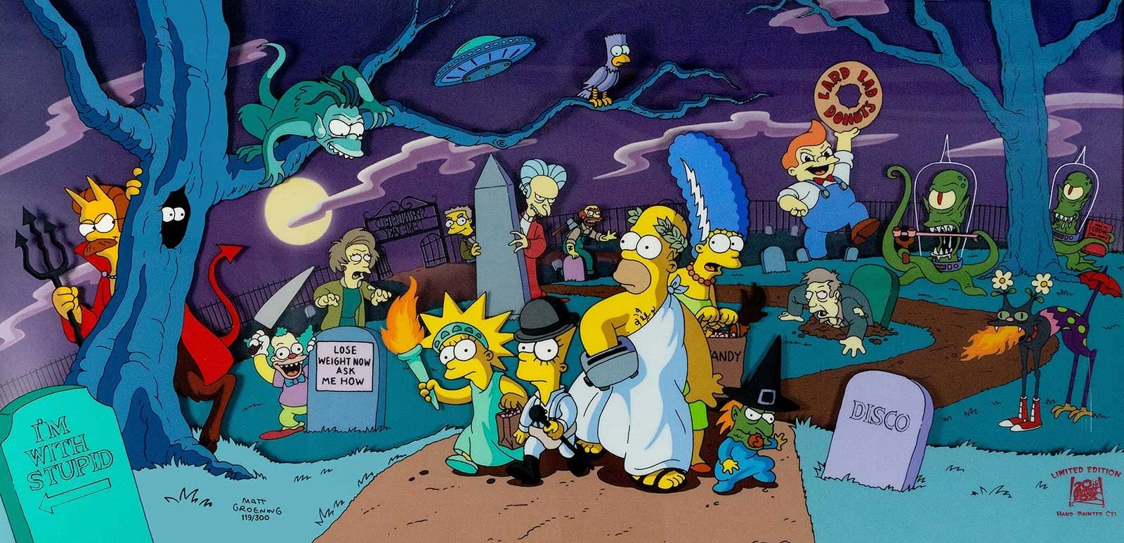 "Treehouse of Horror" Signed by Matt Groening