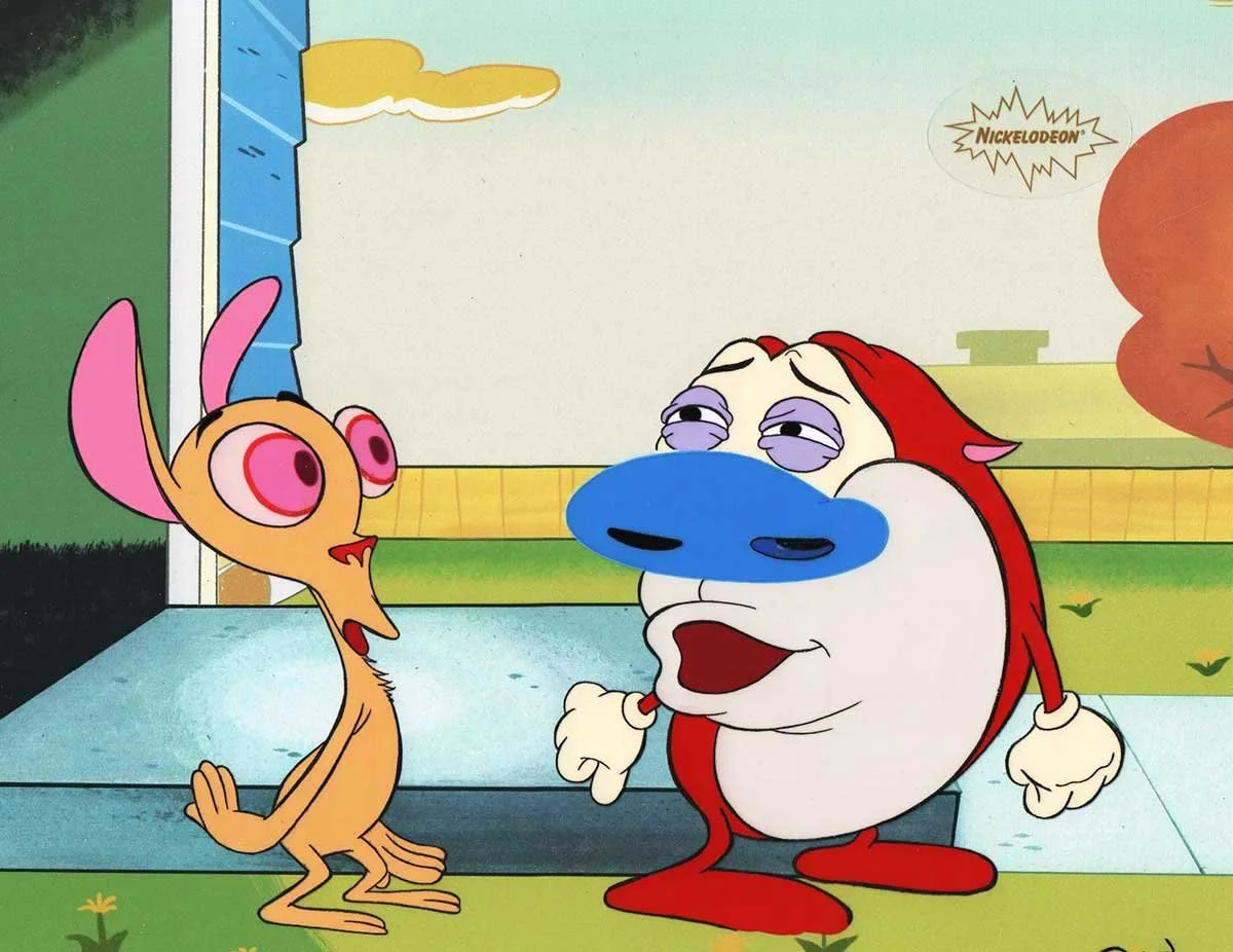 The Ren & Stimpy Show "Rubber Nipple Salesmen" (1992)