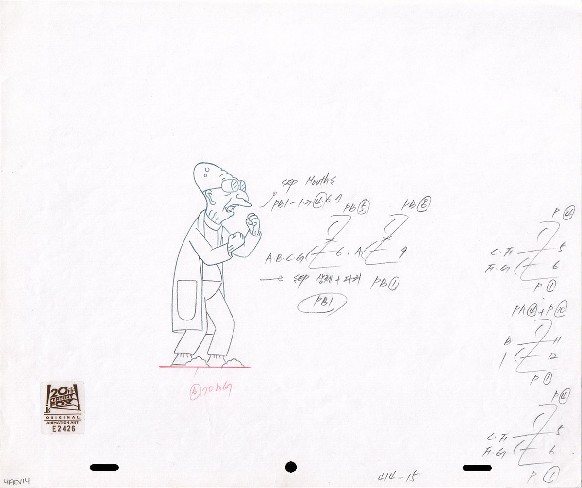 Comic Mint Animation Art FUTURAMA 2000 comic-mint-animation-art-futurama-2000