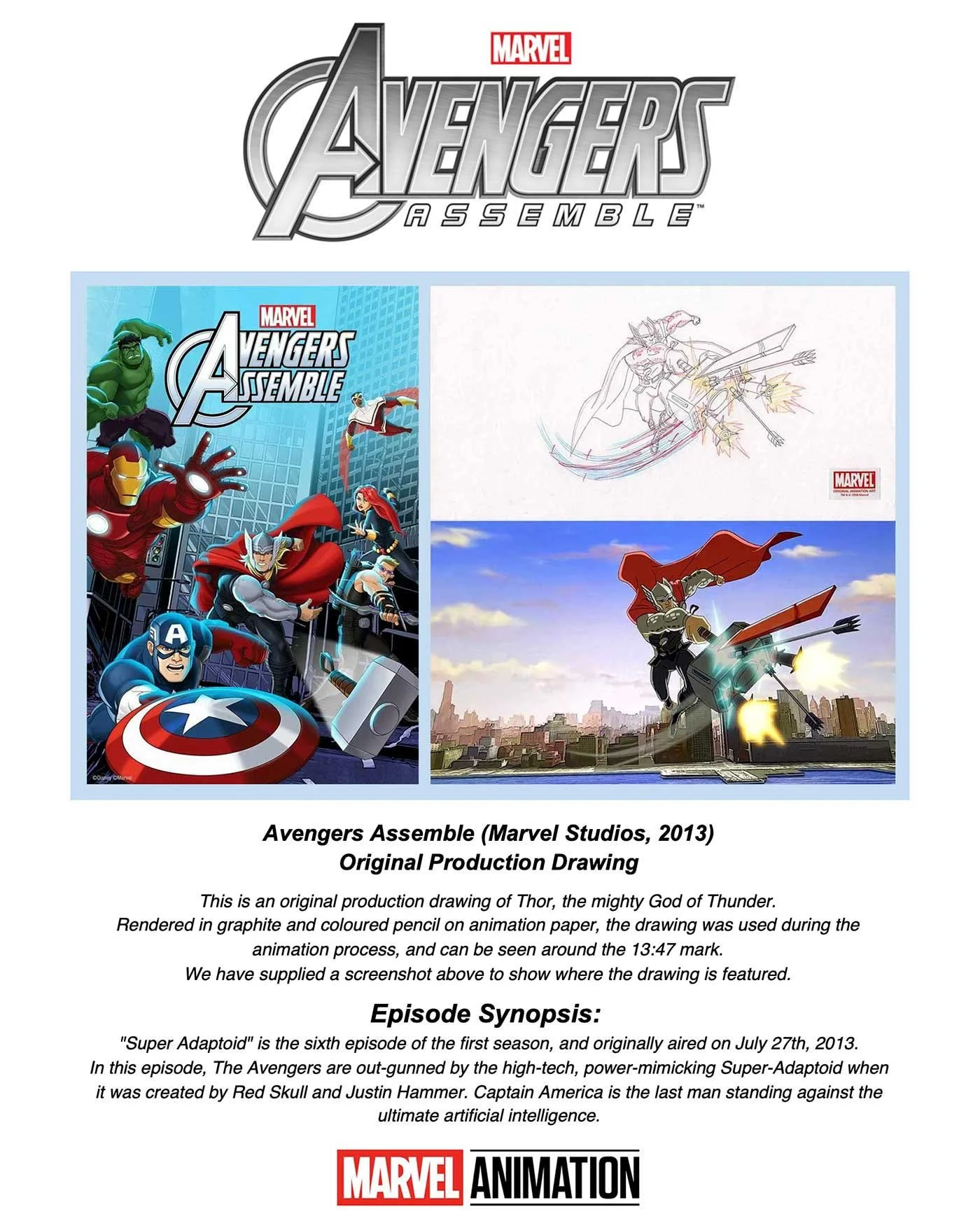 Comic Mint - Animation Art - Avengers Assemble (2013)