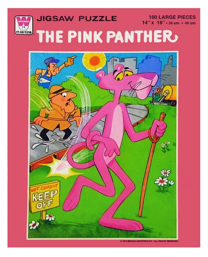 Comic Mint - Animation Art - Pink Panther Jigsaw Puzzle (Whitman