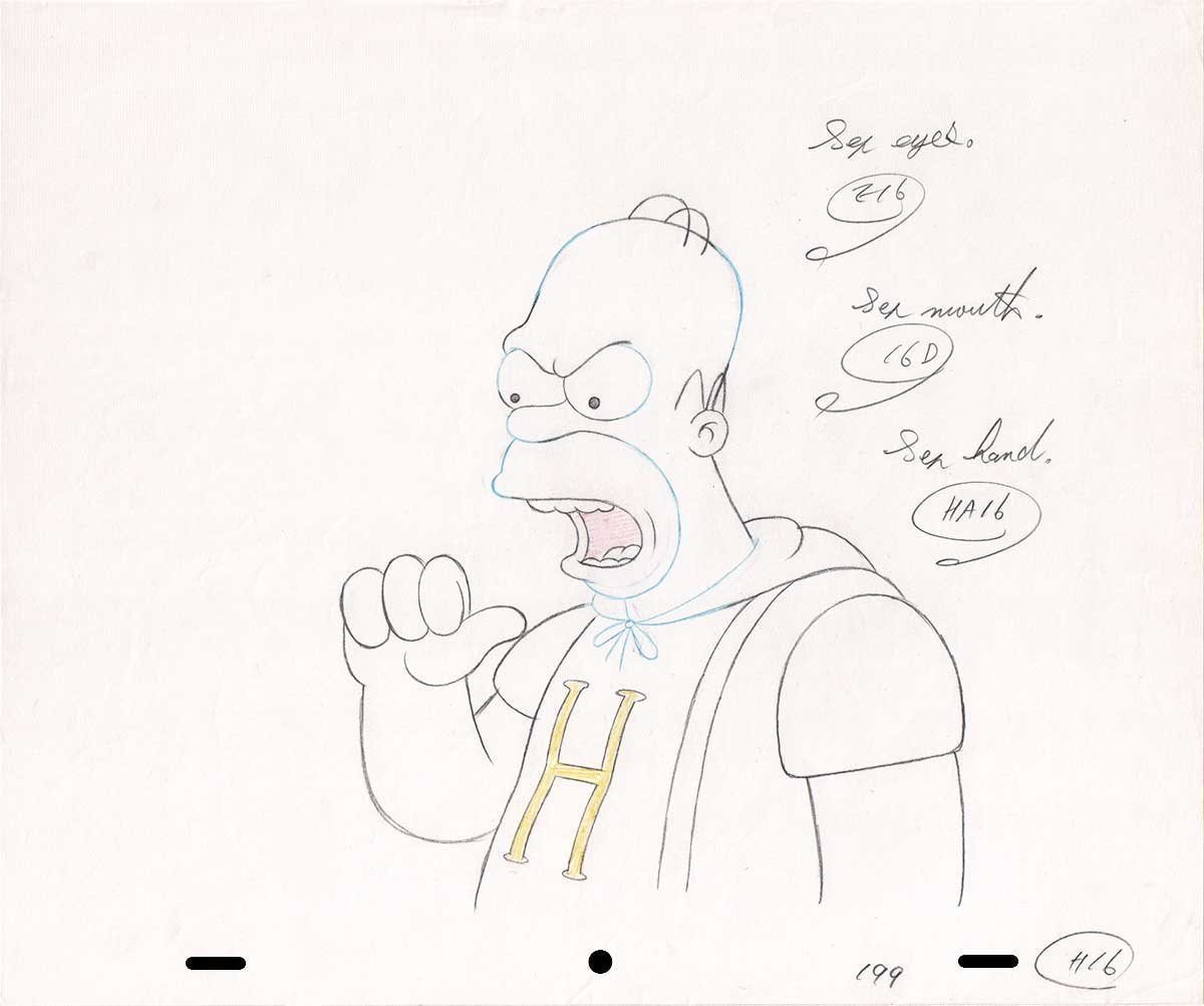 THE SIMPSONS "Dancin' Homer" (1990)
