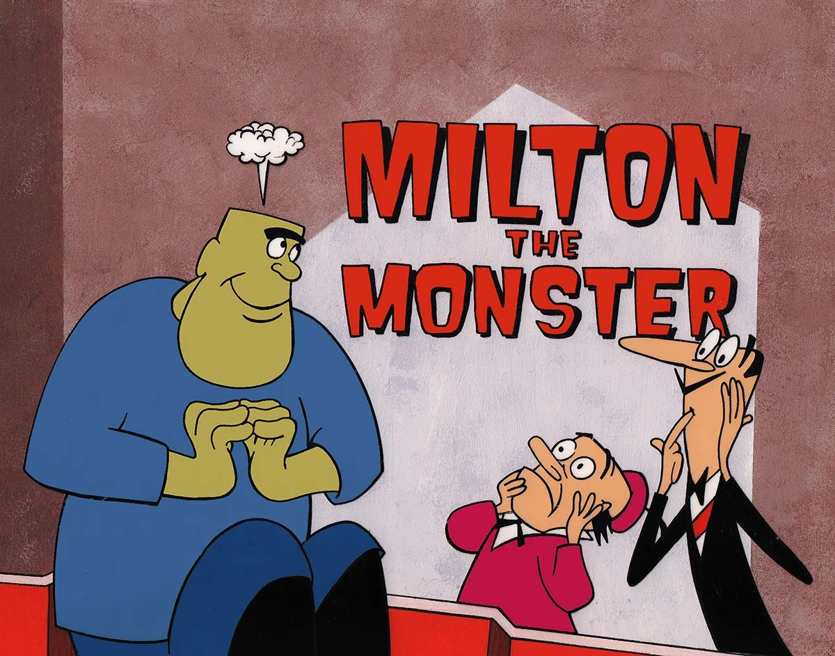 "Milton The Monster" Opening Titles Publicity Cel