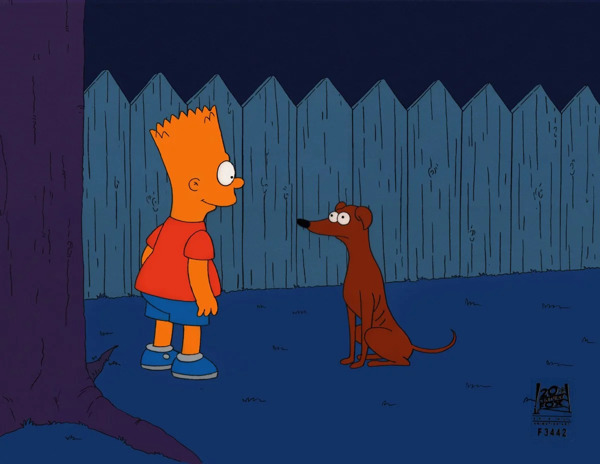 THE SIMPSONS "Bart's Dog Gets an "F" (1991)