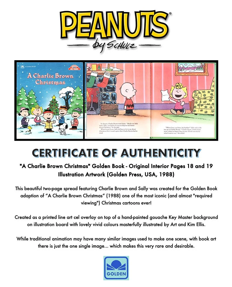 "A Charlie Brown Christmas" Golden Book (Golden Publishing, 1988)