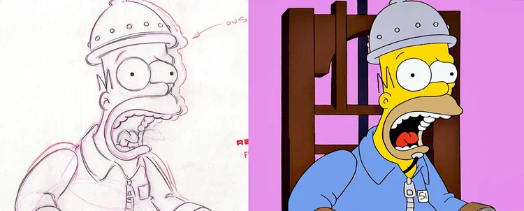 Comic Mint Animation Art The Simpsons 