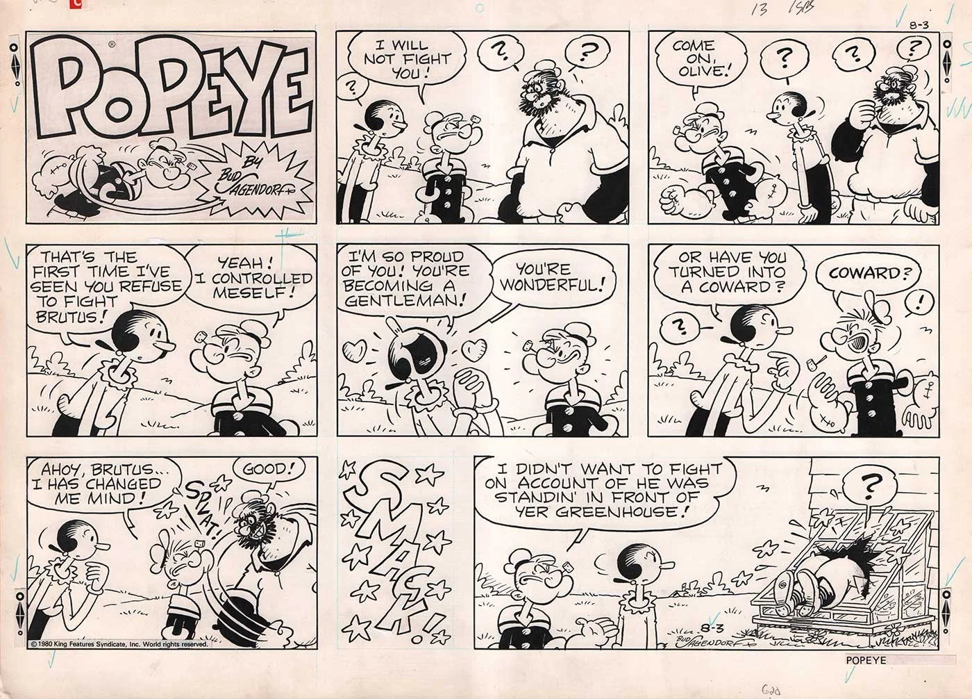 Popeye (1980) Bud Sagendorf