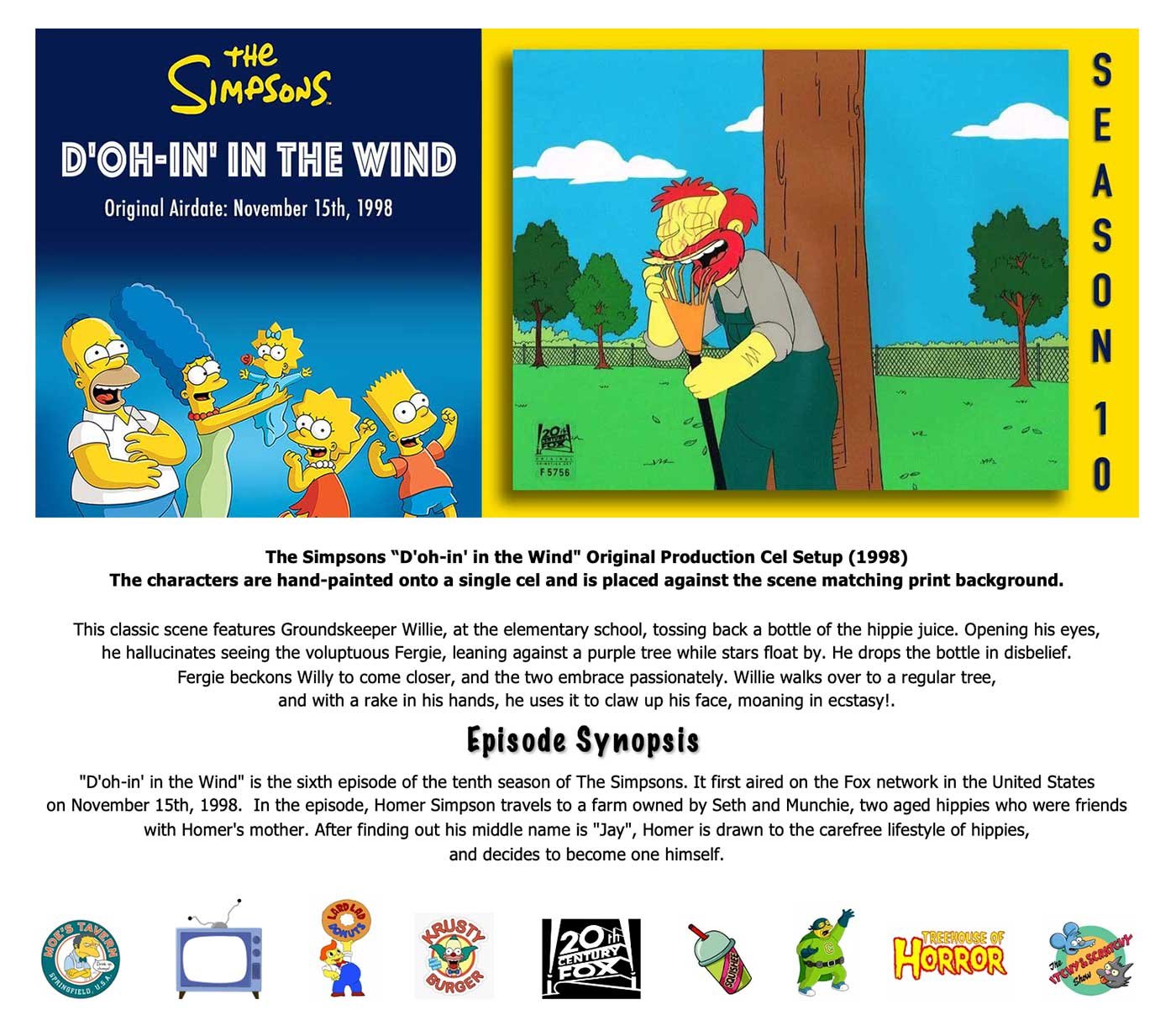 THE SIMPSONS "D'oh-in' in the Wind" (1998)