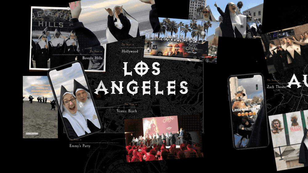 Good Omens Chattering nuns hal kirkland cities.gif
