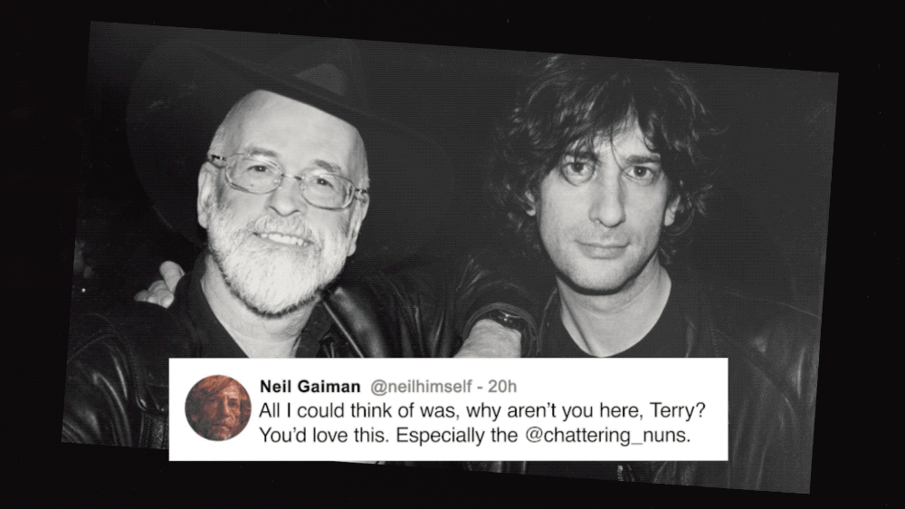 chattering nuns good omens tool hal kirkland neil gaiman.gif