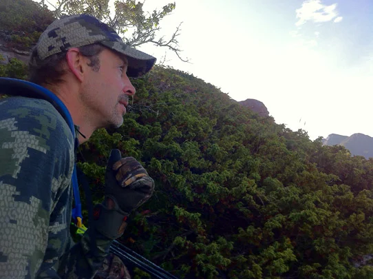 Bill contemplating his next move in the Colorado high country. 