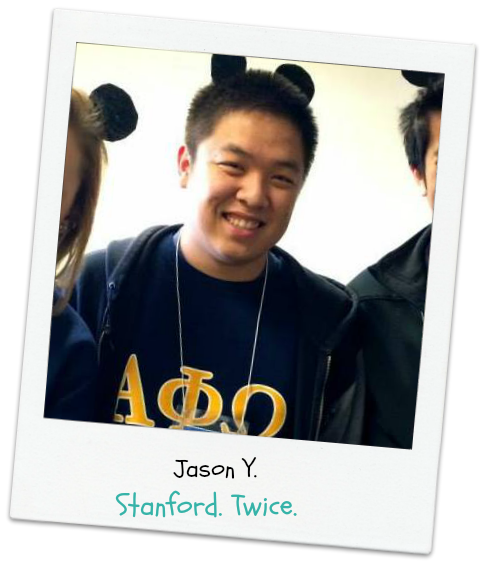 Jason, College Essay Excellence grad. Now Mr. Fancy Ears at Stanford. Again.