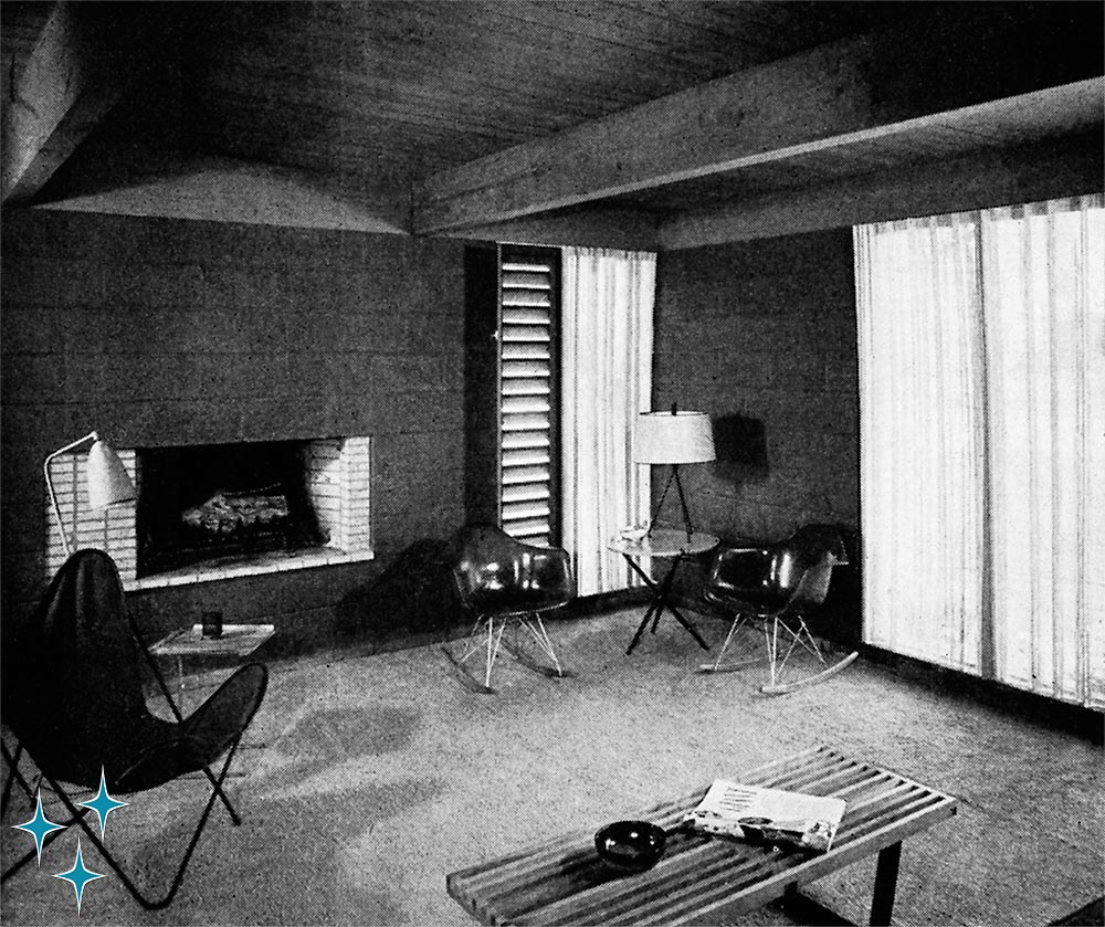 Photo by Guy Burgess, from House + Home Magazine, August 1952.