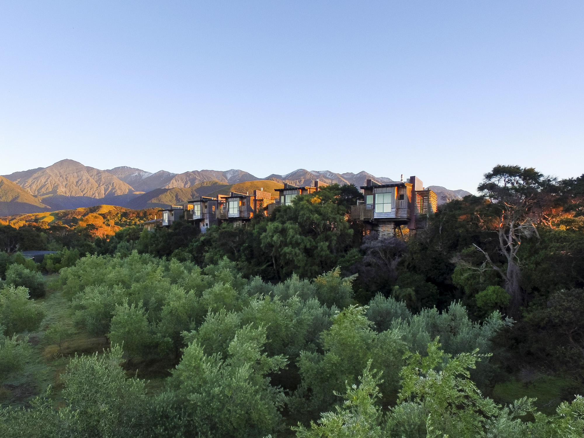 Hapuku Lodge + Tree Houses, Kaikoura, South Island, New Zealand