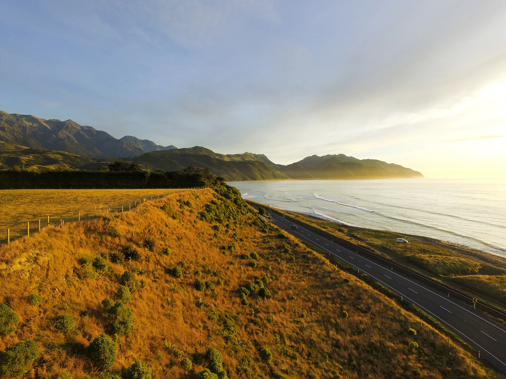 State Highway One - North of Kaikoura, South Island, New Zealand