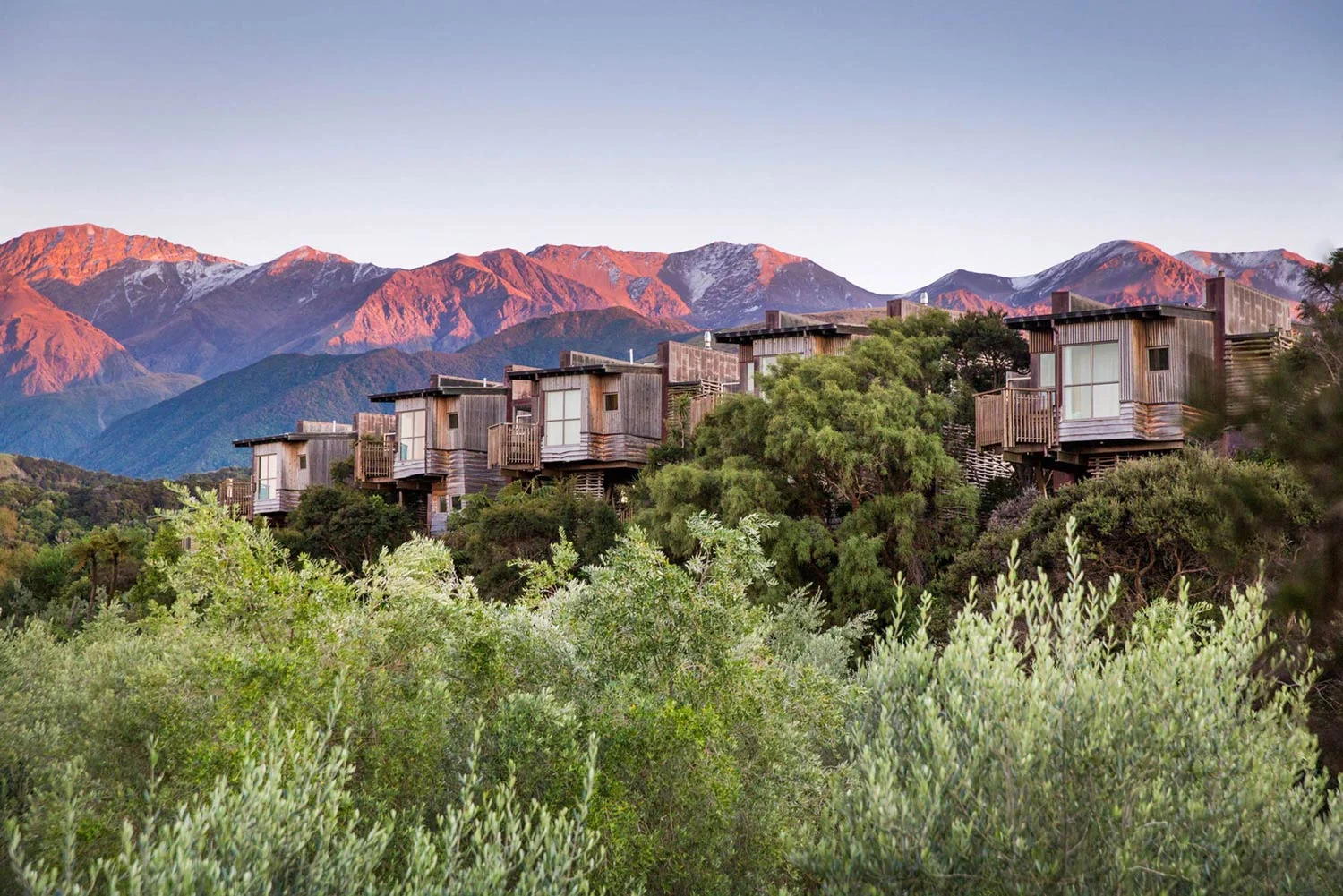 Luxury Accommodation New Zealand South Island Hapuku Lodge Tree Houses Kaikoura