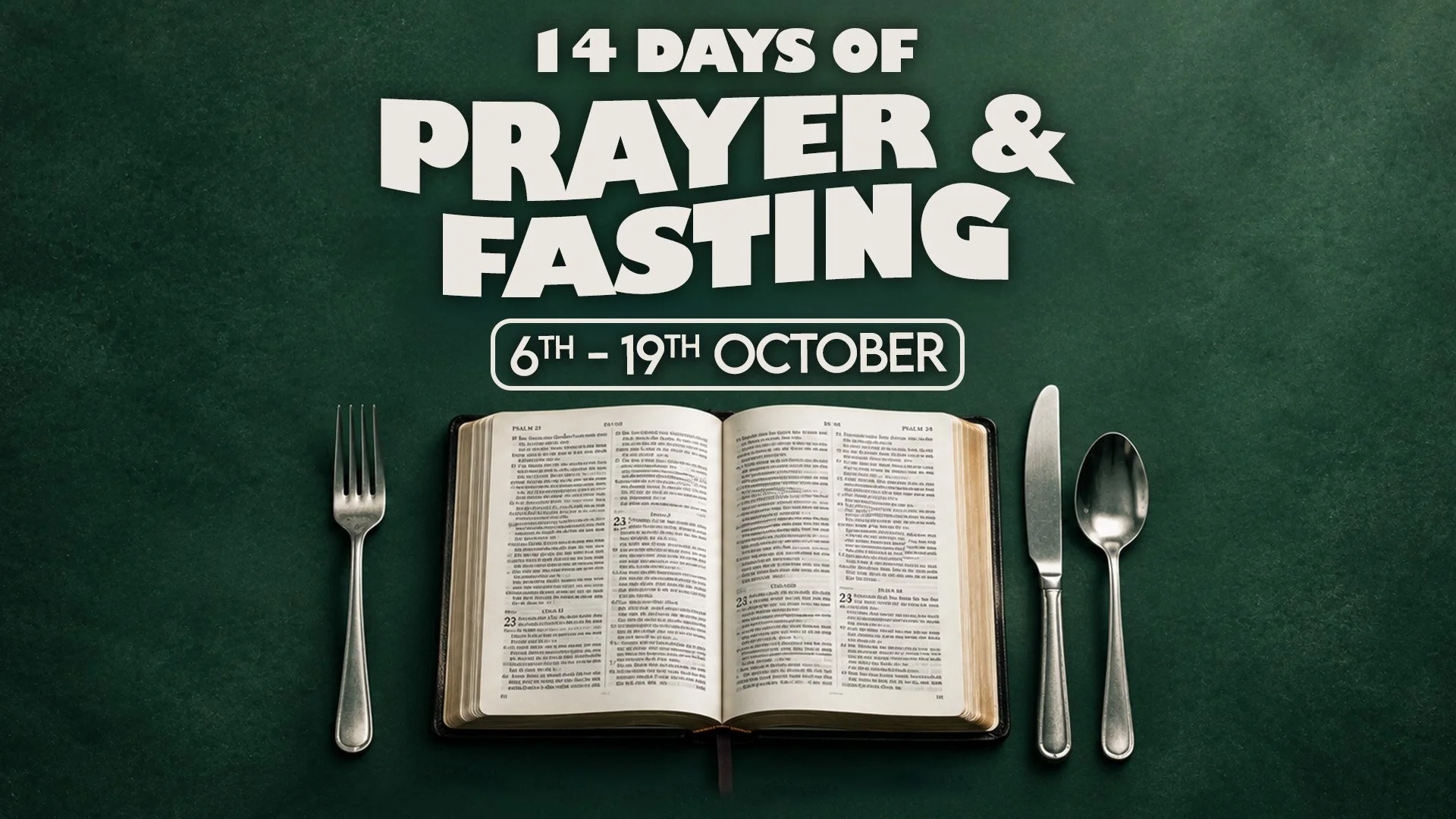 14 Days Prayer &amp; Fasting