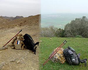 The Israel National Trail runs from the deserts of the south to the green mountain ranges of the north.