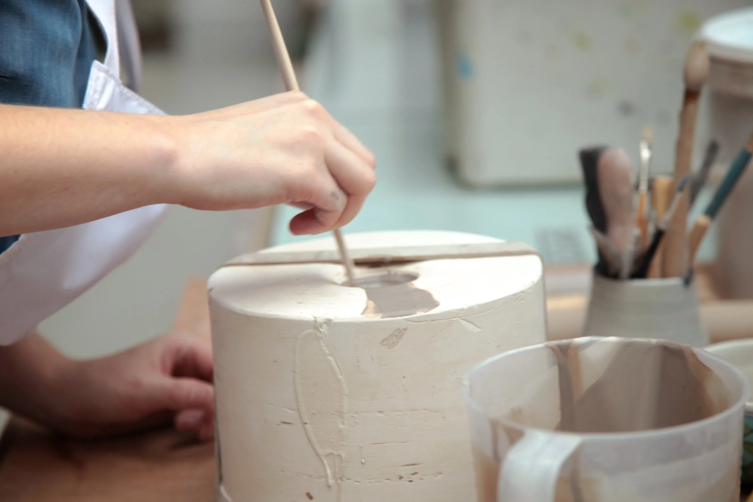 Slip Casting with plaster moulds