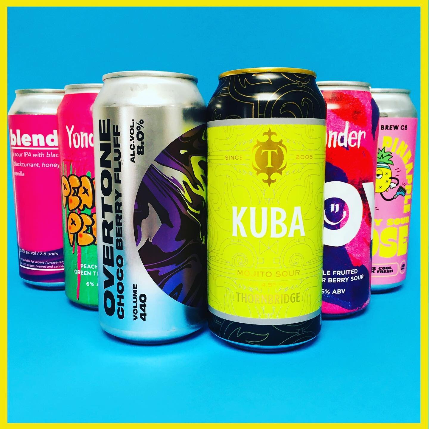 Take a look at these summery sour specials! ☀️🕶👅

We&rsquo;ve stocked up on our sour selection this week and have these tasty little treats chilling for you in our fridges. 

Also to make things easier we&rsquo;ve put all 6 of these beers together 