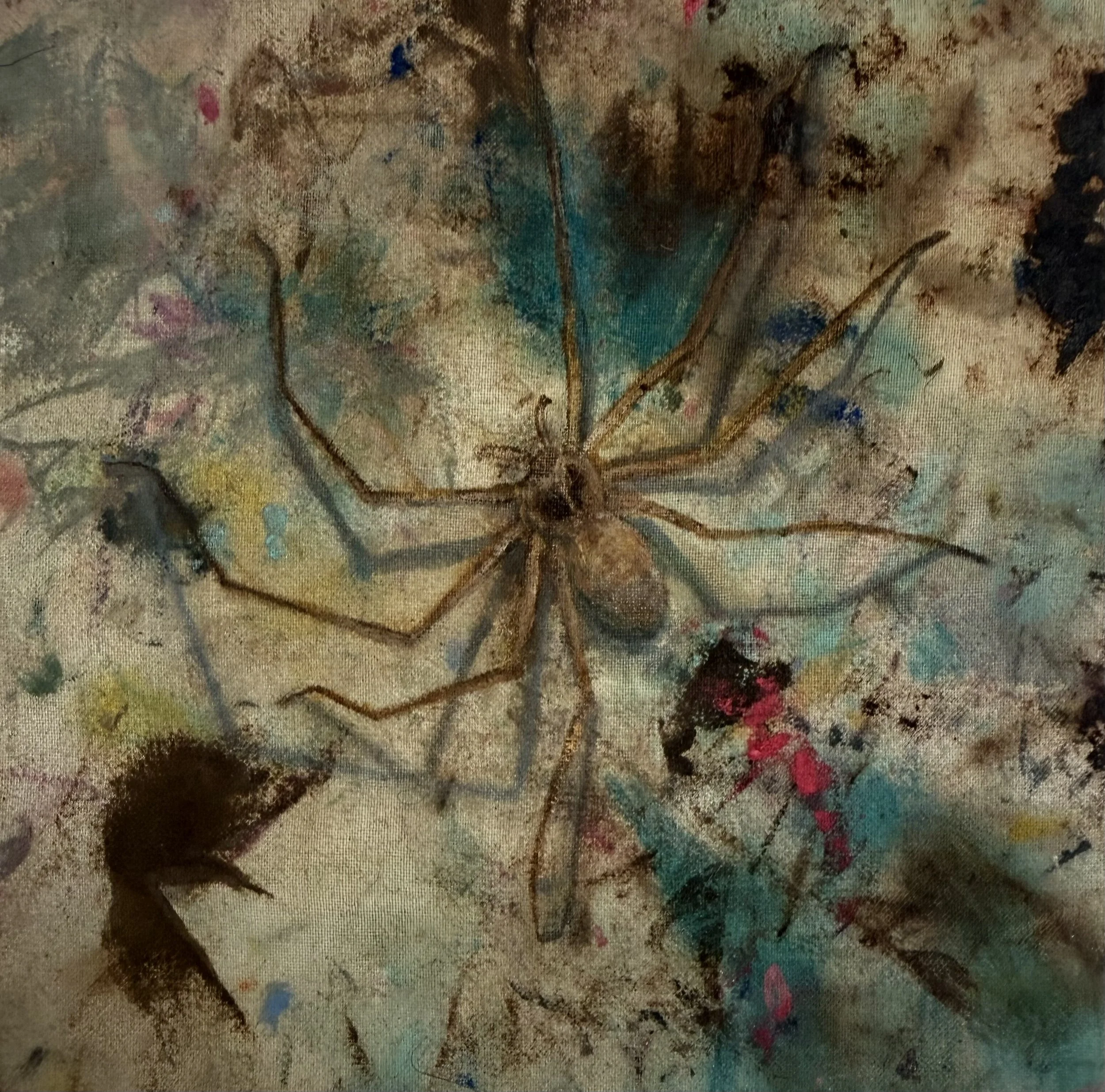 Joana Karen Birkin spider painting