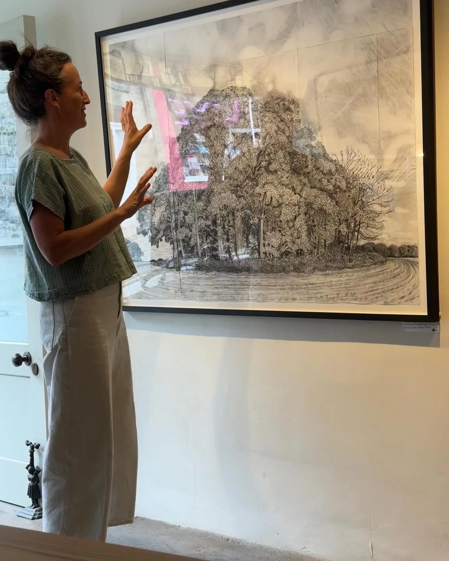 It has been lovely having Rosie at the gallery so much during her exhibition but sadly today it&rsquo;s all over at 3pm. 

Sales have been buoyant and you can still see remaining works on the e-catalogue on the website.
.
.
#rosiemaccurrach #soloshow