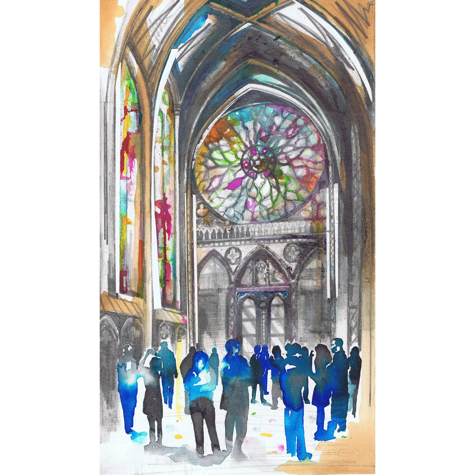 Sainte–Chapelle, Paris 27cm X 16cm_bordered.jpg