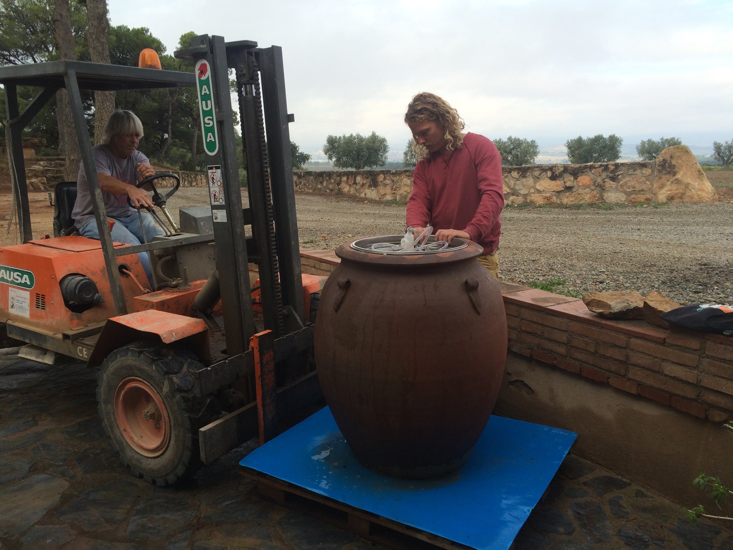 Moving the amphora inside: tricky business