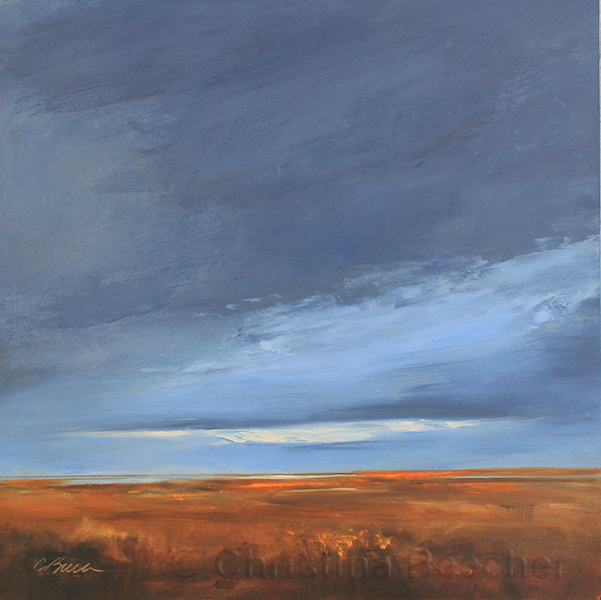 Azure 16 X 16 oil on panel (available)