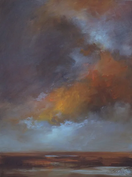 Sanguine Oil on panel 12" X 9" (available)