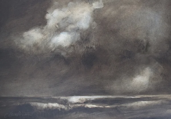 Night Waves Oil on panel 12" X 16" (available)