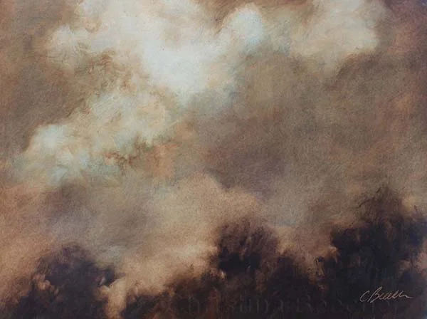 Study for Above the Trees Oil on panel 12" X 16" (available)