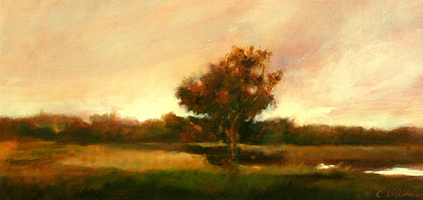 Dunn's Crossing Oil on canvas 10" x 20" (sold)