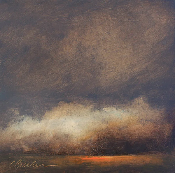 Storm's End Oil on panel 6" x 6" (available)