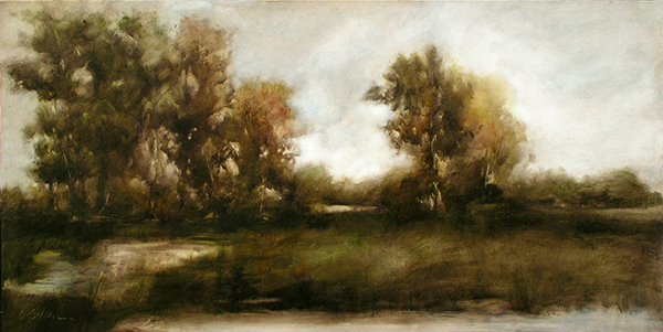 Slocum River Oil on panel 18"x 36" (available)