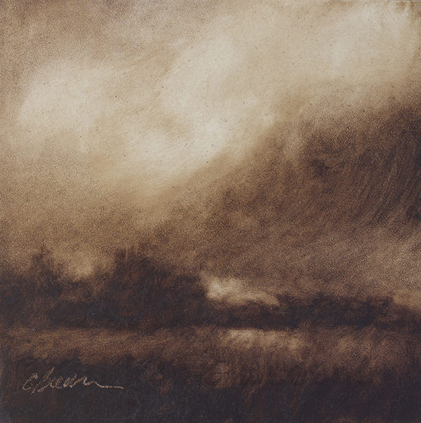 Winds Blowing In Oil on panel 6"x6" (available)